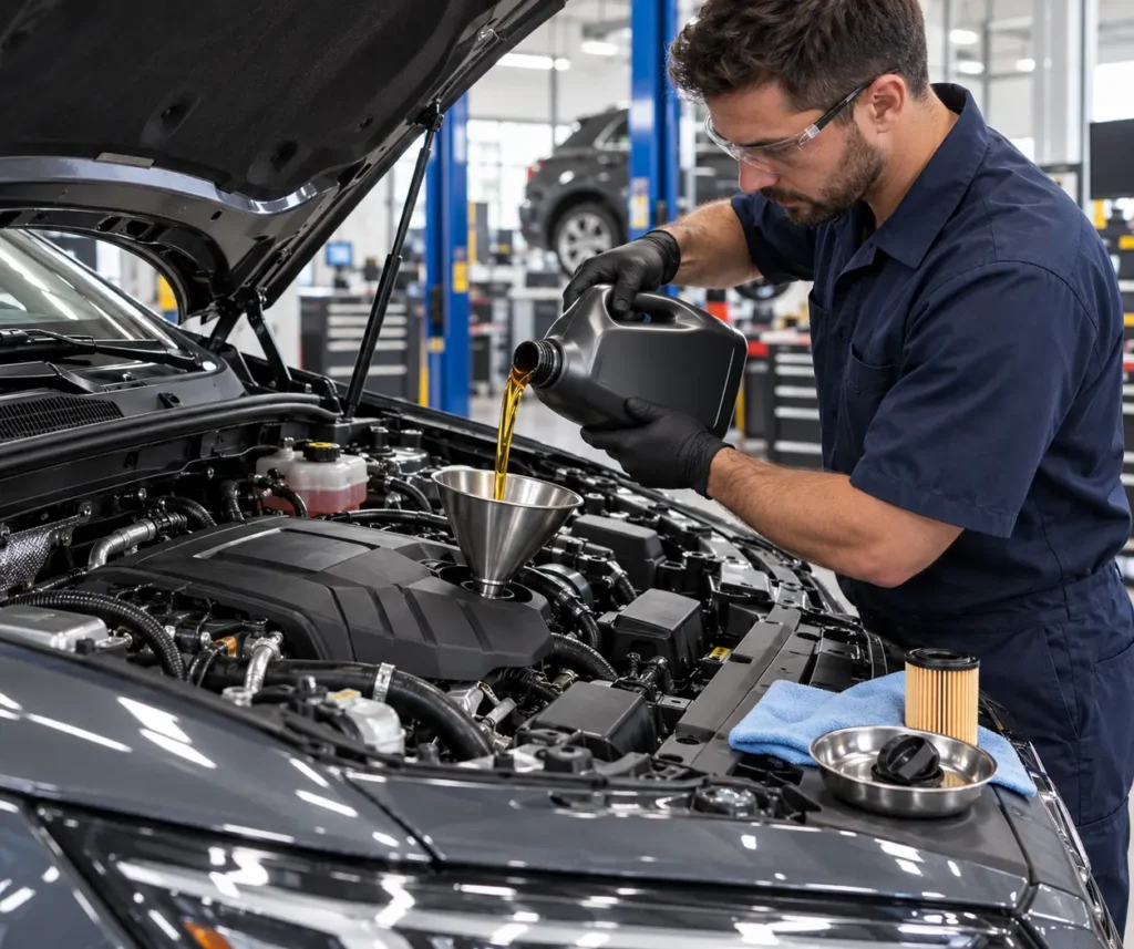 Car Oil Change Service Dubai image